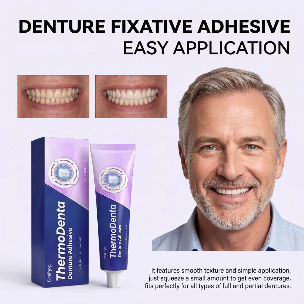 Denture Adhesive Cream – Strong Hold for False Teeth | HIP Denture Adhesive Cream HIP