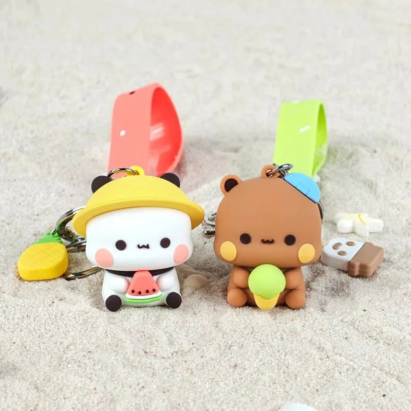 Panda Bubu & Yier Keychain – Cute Backpack Pendant Gift Character Keychain HIP