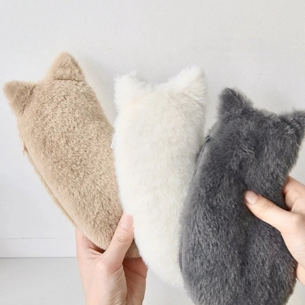 Large Plush Cat Pencil Case – Cute Stationery Bag | HIP Pencil Case HIP