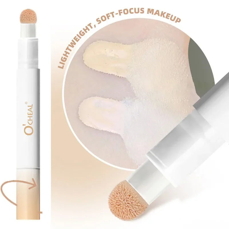 Air Cushion Concealer Pen Rotary Liquid Matte Silky Smooth Foundation Cream Pencil Oil Control Cover Dark Circles Natural Makeup HIP