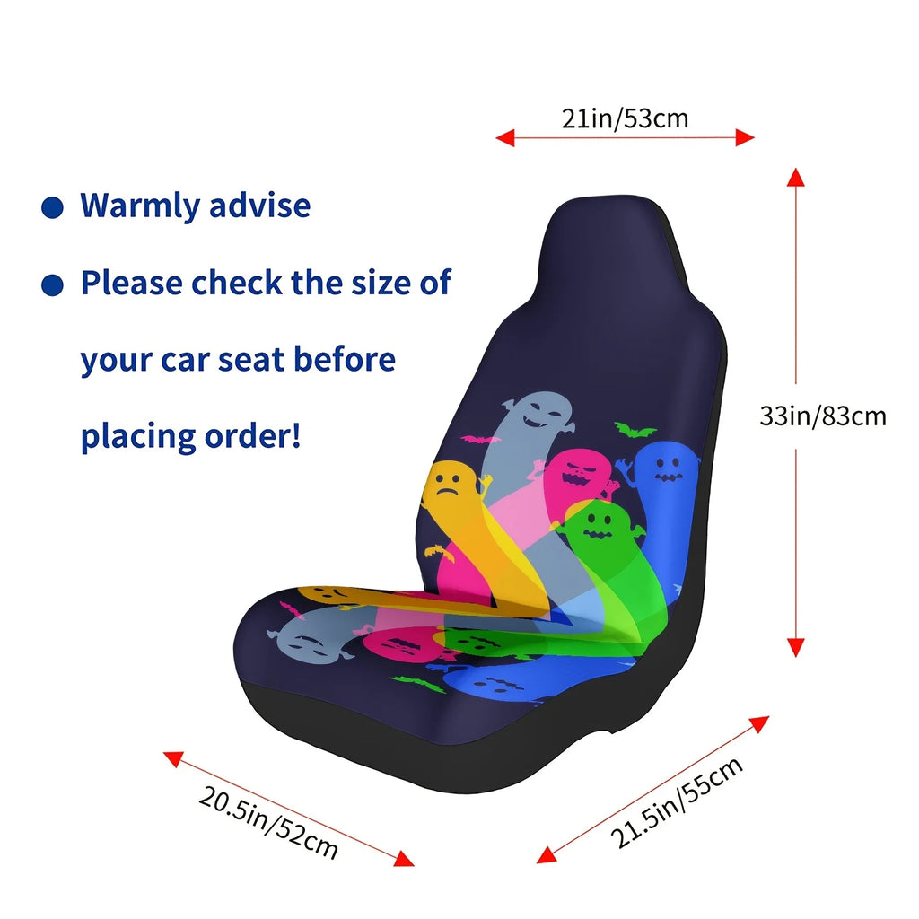 Ghost Night Sky Car Seat Cover – Easy Install, All Seasons Car Seat Cover HIP
