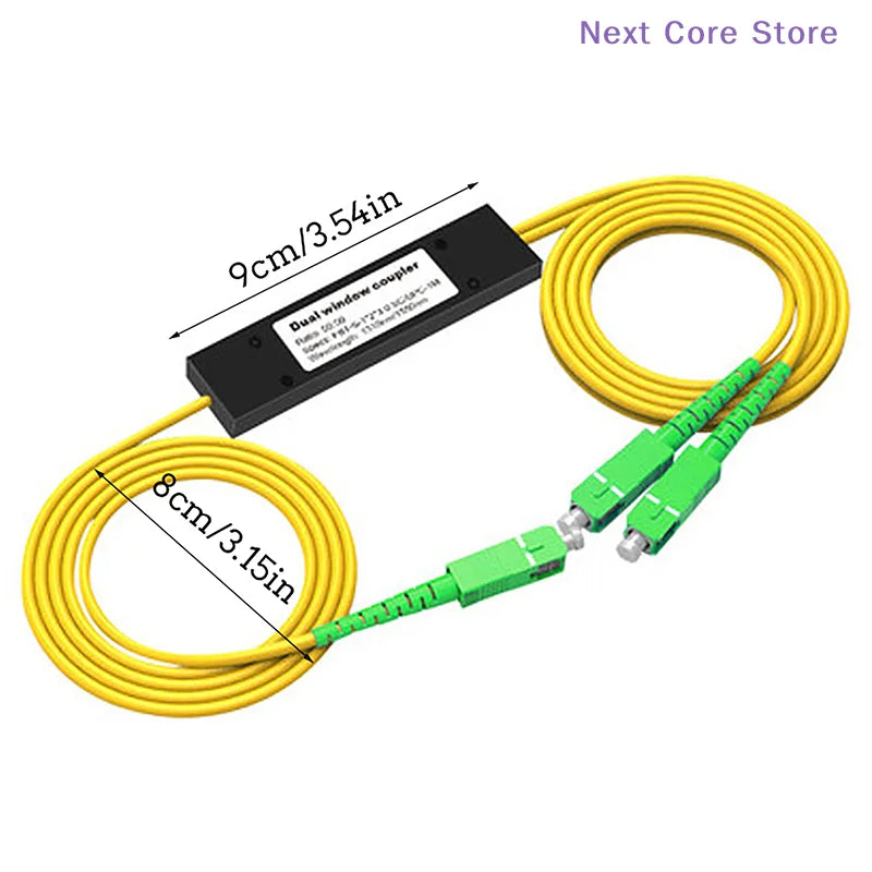 1x2 FTTH Fiber Optic Splitter Box APC Tapered – Low Loss Fiber Optic Splitter HIP