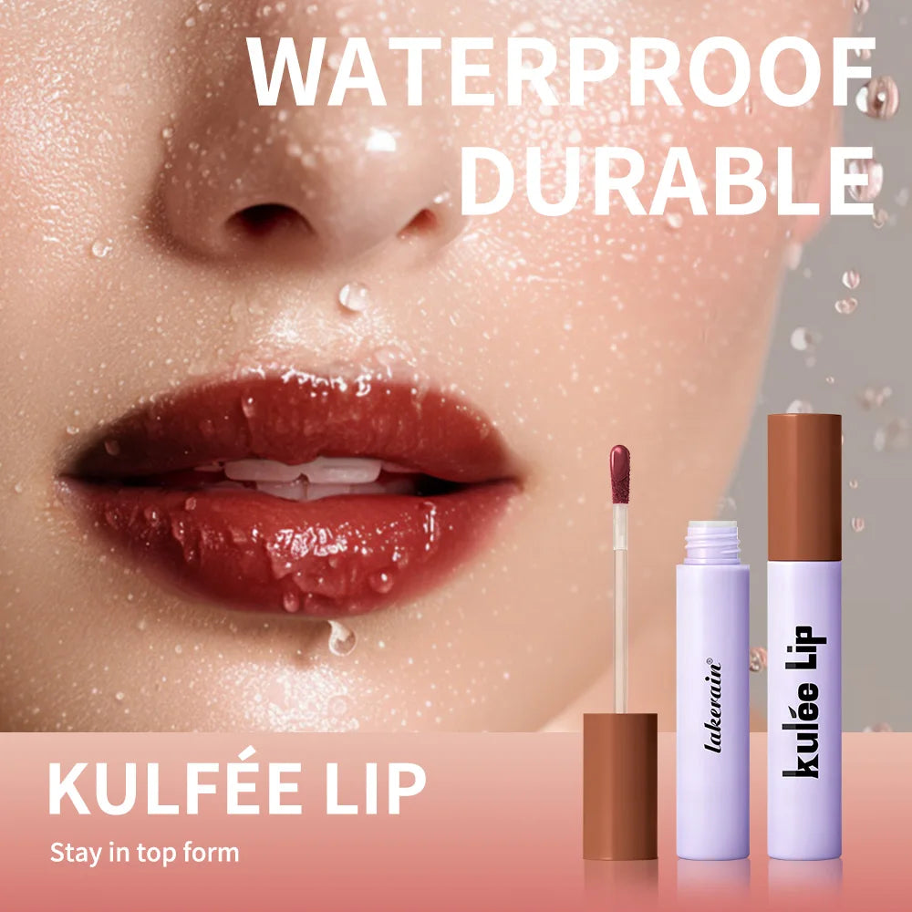 Staining Lip Oil Kulfée Lip Gloss Stain Two In One Long Lasting Deep Hydration Moisturizing Non Sticky Waterproof Lip Cosmetics HIP