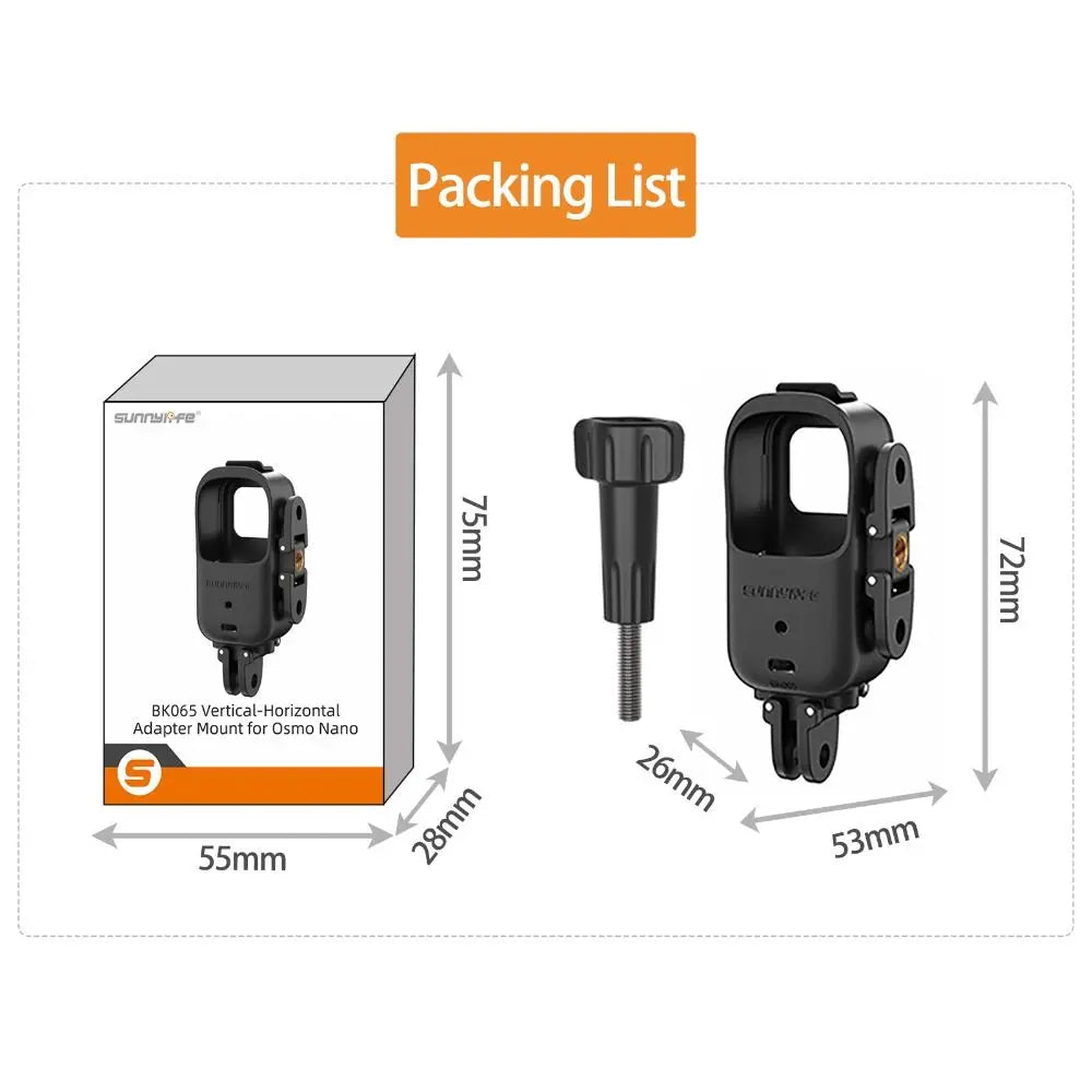Quick-Release Protective Frame Case for DJI Osmo Nano Camera Frame Case HIP