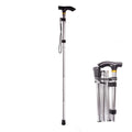 5-Section Telescopic Trekking Pole – Adjustable Walking Cane Trekking Pole HIP Silver