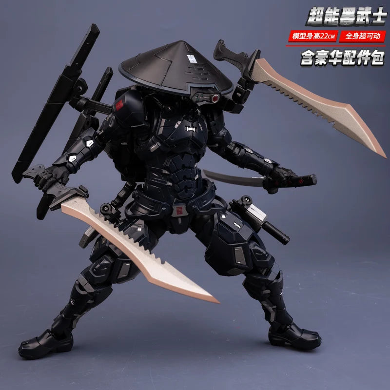Black Warrior 2.0 Snake Eye SC001 Action Figure with Sword Collectible Action Figure HIP