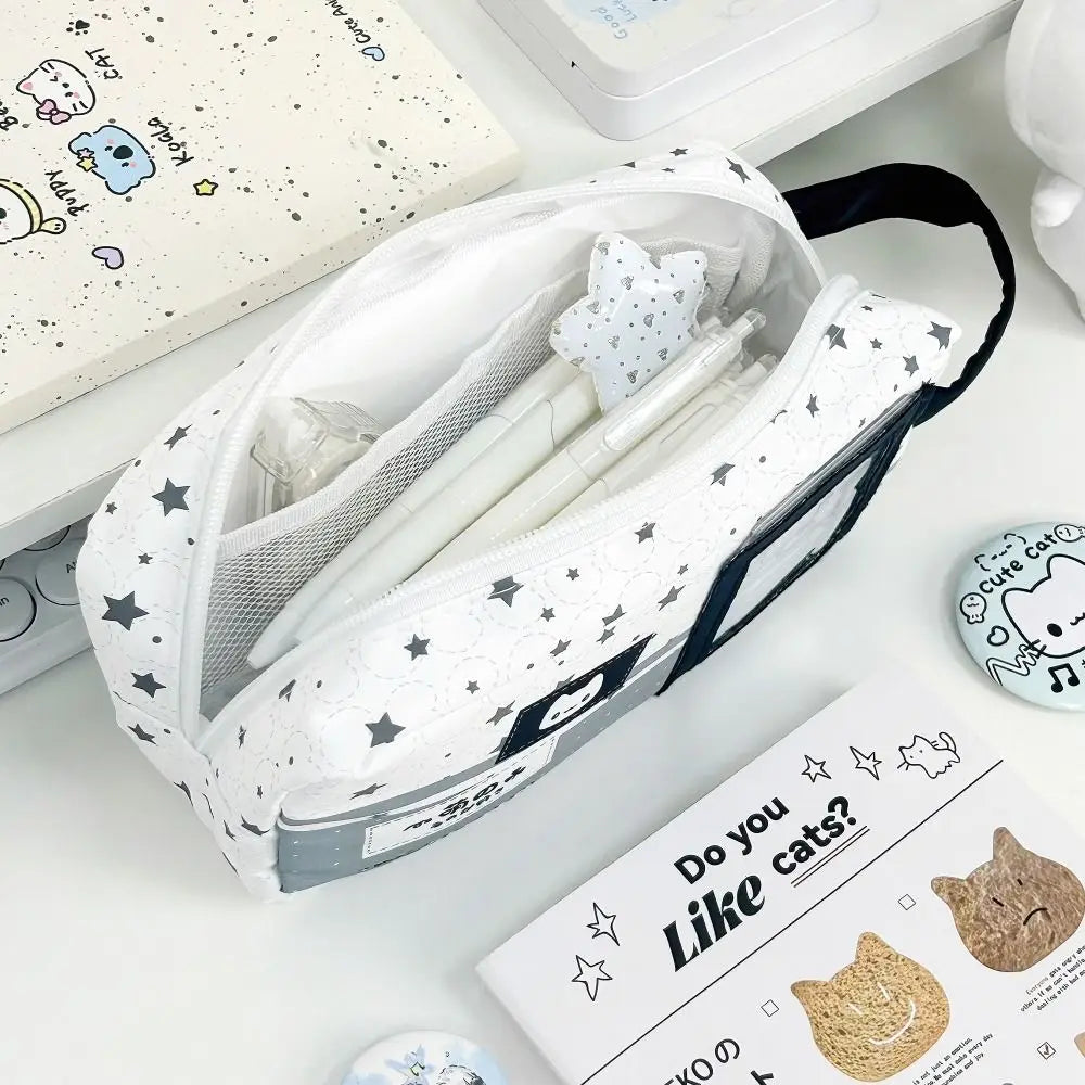 Cat Pencil Case with Photo Window – Large Capacity Pouch Pencil Case HIP