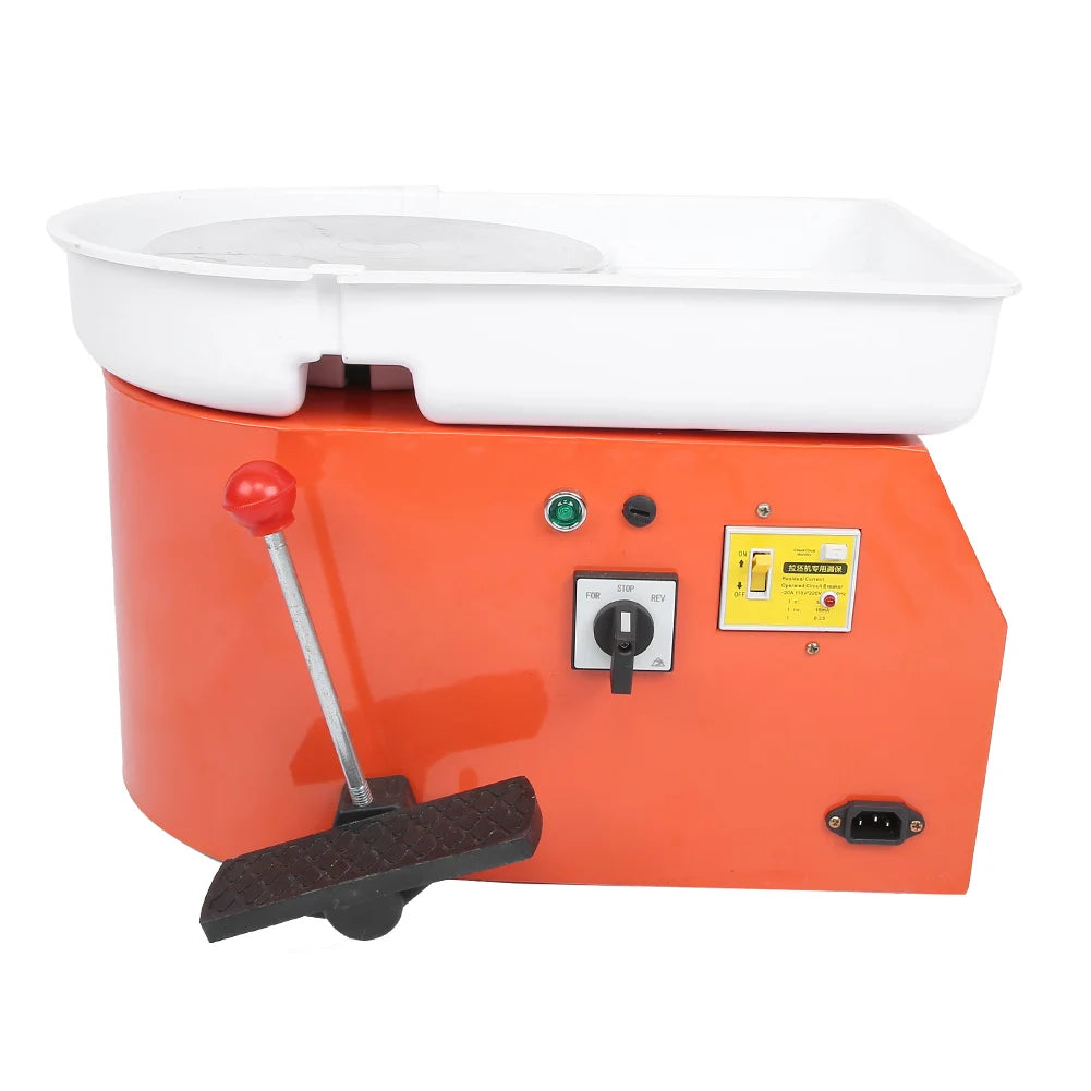 Ceramic Pottery Electric Machine Detachable Basin Adjustable Speed Art Craft DIY Clay Tool 350W DIY Clay Tool Pottery Machine HIP