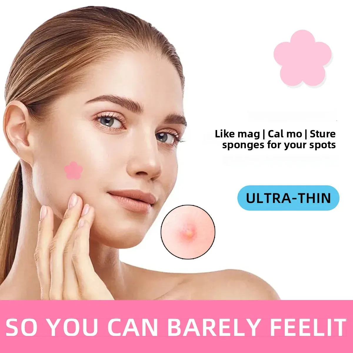USHAS Hydrocolloid Acne Patches – Flower Concealer Skin Acne Patch HIP