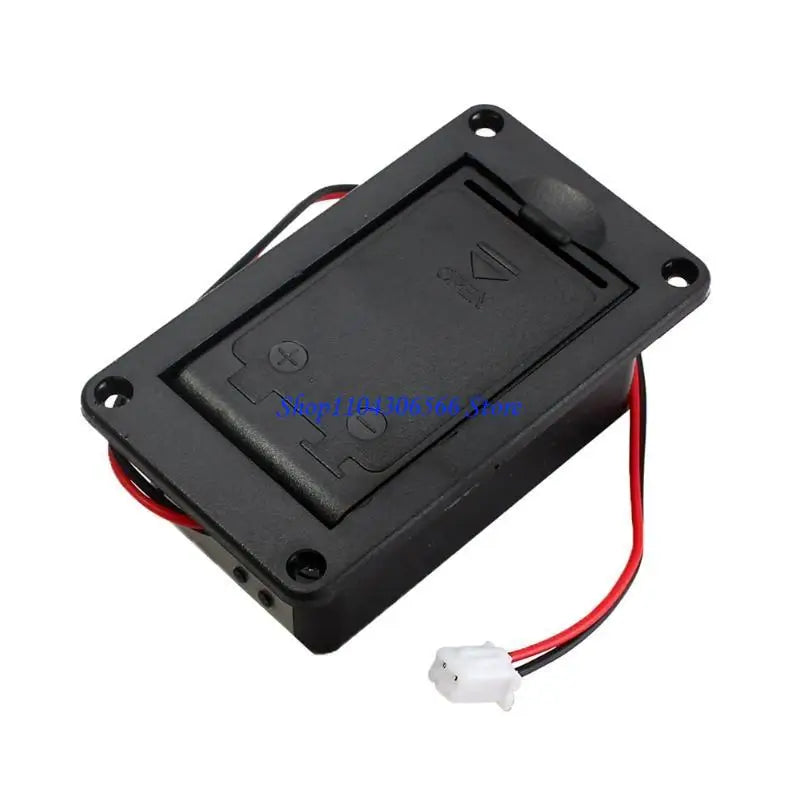 9V Battery Holder Box for Guitar Bass Active Pickup Battery Holder Box HIP Black CN