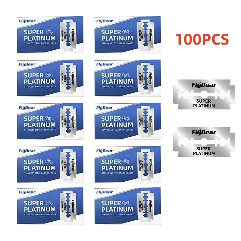 Double Edge Safety Razor Blades – Stainless Steel DE Blades Safety Razor Blades HIP C579-100pcs