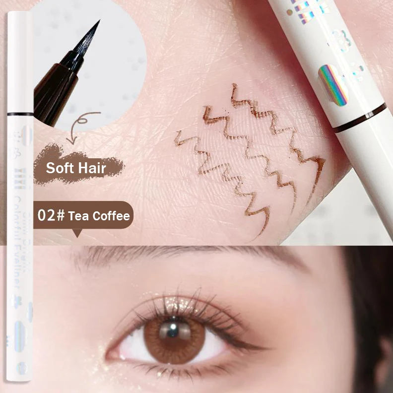 Eyeliner Lying Silkworm Pencil Undercover Draw Down To Non-Smudge Fine Natural Long-lasting Waterproof Eyes Liner Beauty Makeup HIP 02-XIXI