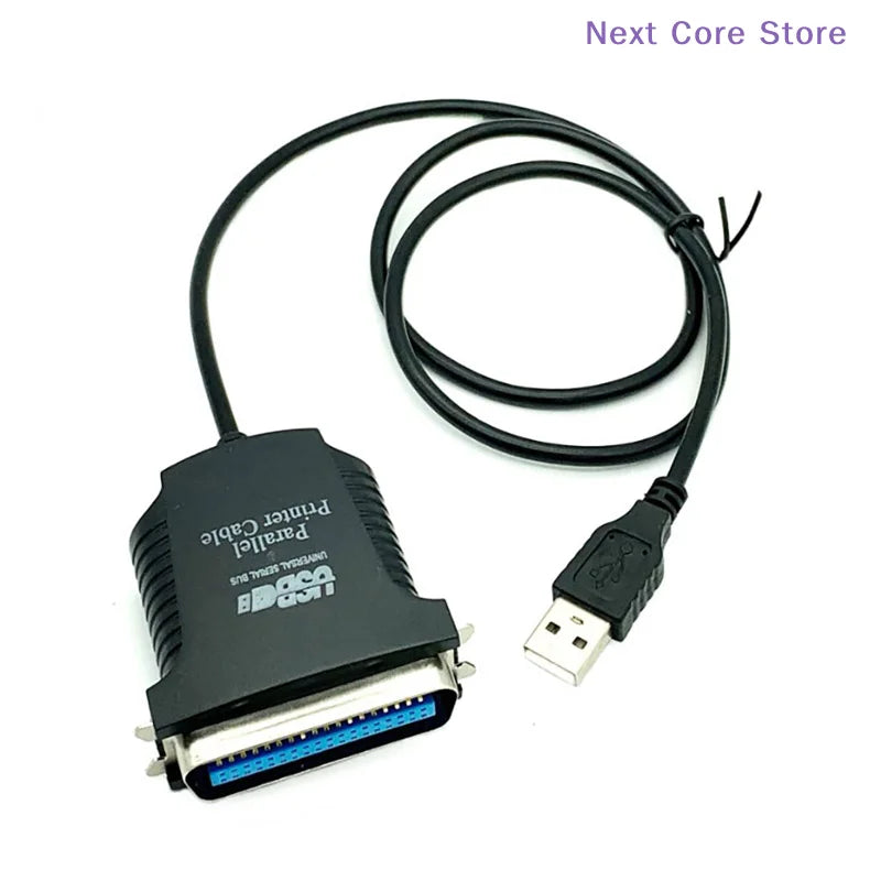 USB to 36-Pin Parallel Printer Cable Adapter – 90cm USB Printer Cable HIP