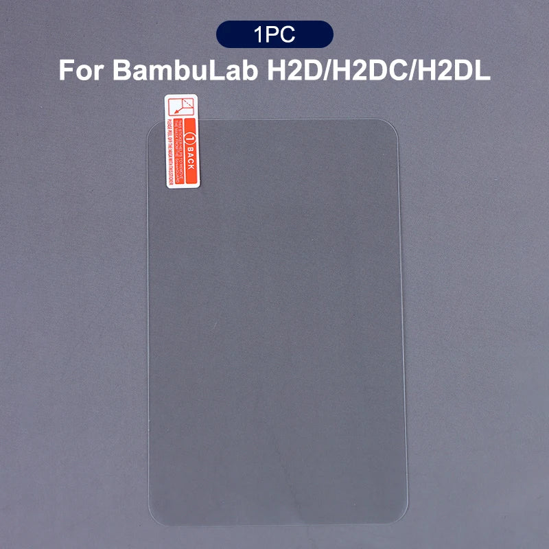 Tempered Glass Screen Protector for BambuLab 3D Printer Screen Protector HIP H2D 1pc