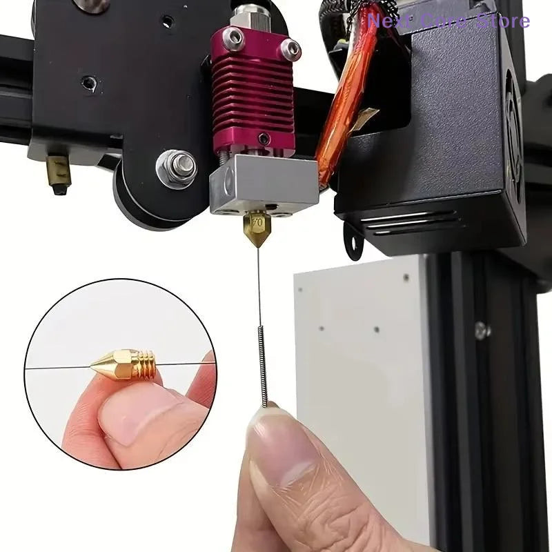 10-Pc Stainless Steel Nozzle Cleaning Needle Kit | 0.15–1.0mm Nozzle Cleaning Kit HIP