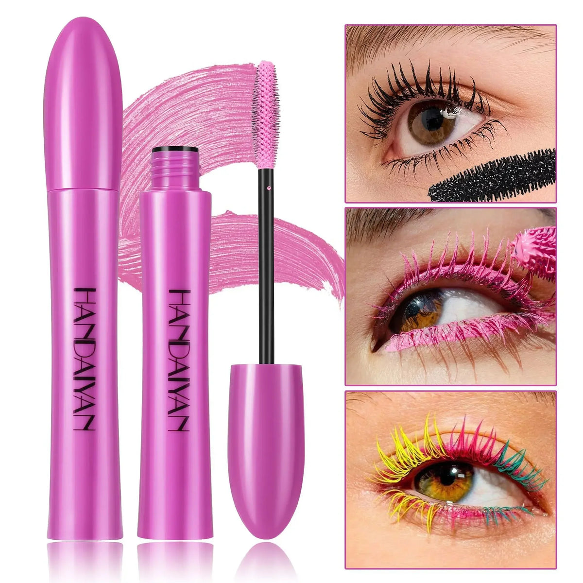 Handaiyan Colorful Silk Mascara – Waterproof & Volumizing Color Mascara HIP
