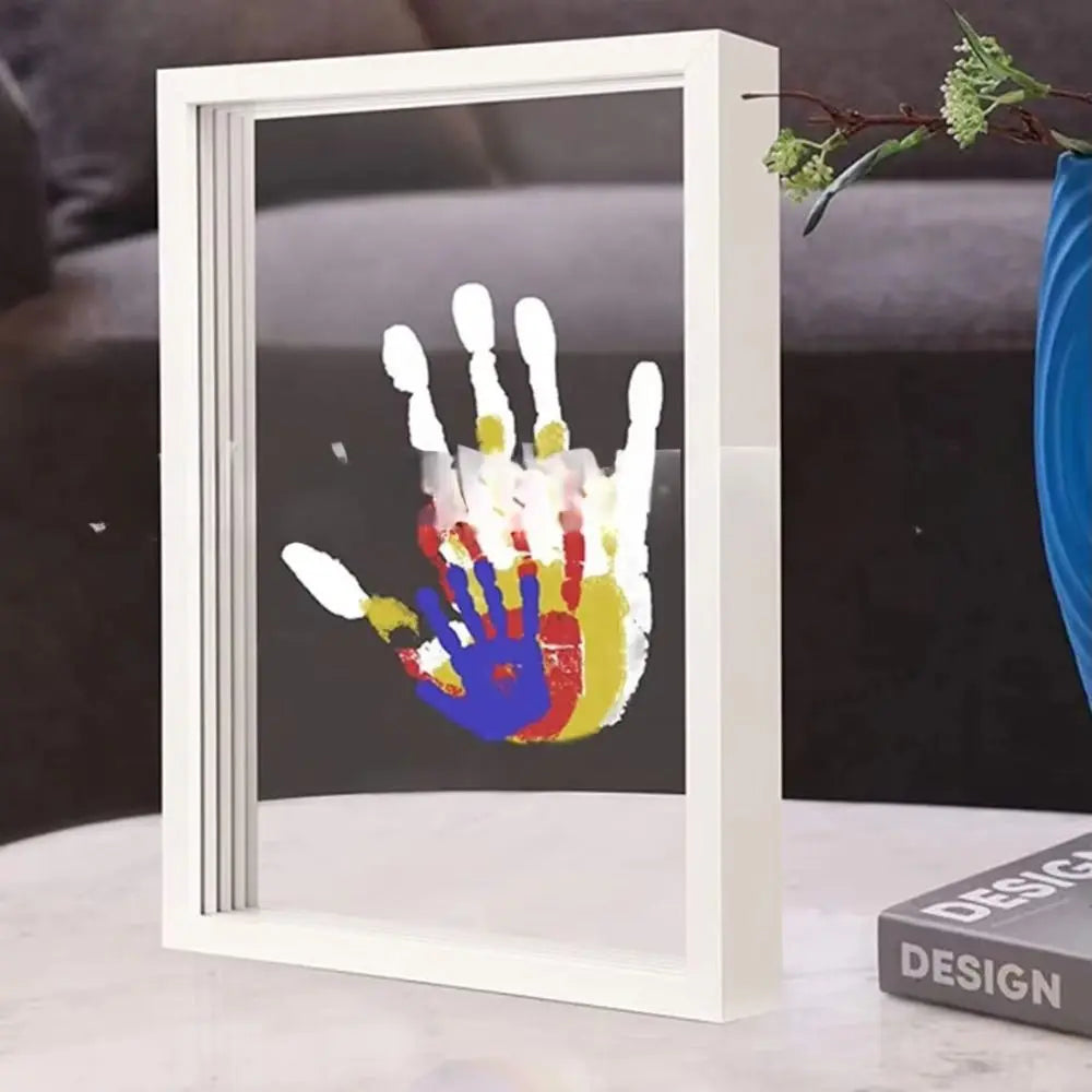DIY Wooden Handprint Photo Frame Kit with Paints & Brushes DIY Craft Kit HIP