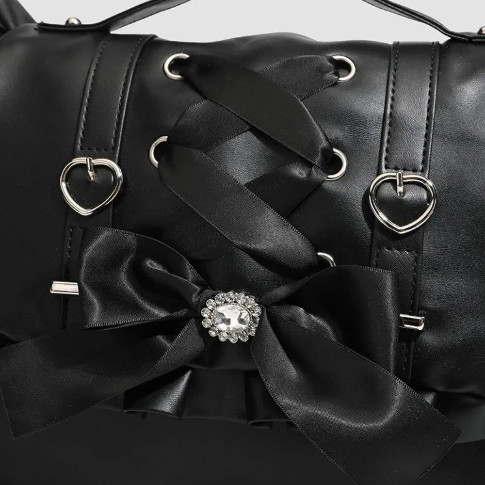 Korean Knot PU Leather Crossbody Shoulder Bag – Lolita Crossbody Shoulder Bag HIP