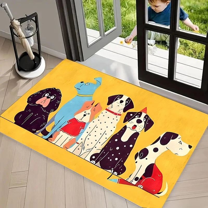 Cartoon Anti-Slip Floor Mat – Kitchen, Bath & Entryway Rug Anti-Slip Floor Mat HIP 4 50x80cm-Felt