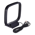 3-Pin AM/FM Loop Antenna – High Gain Low Noise | 75 Ohm FM Radio Antenna HIP WHITE