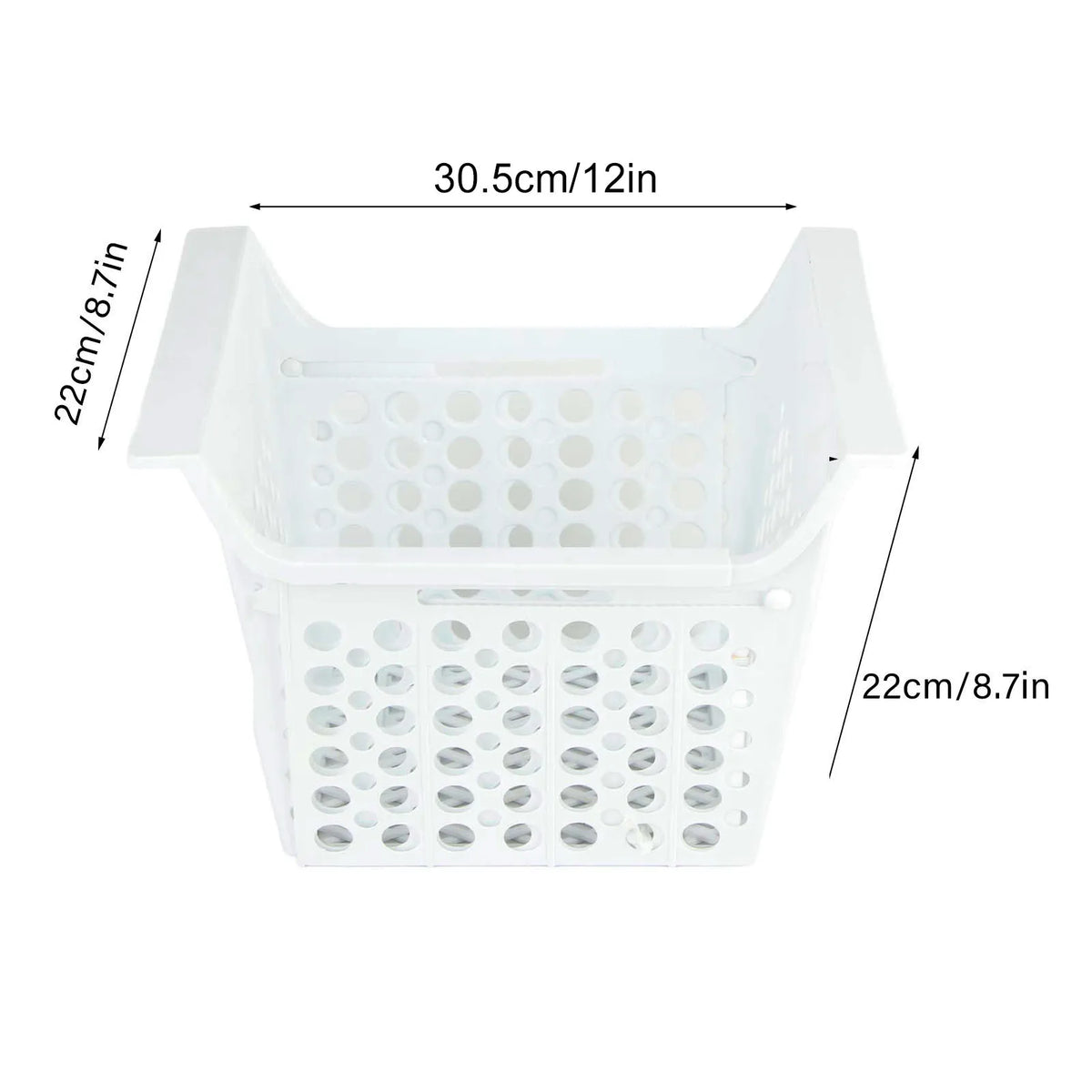 Chest Freezer Basket Deep Freezer Organizer Bin Expandable PP Heavy Load with Handle Chest Freezer Accessory for Kitchen HIP