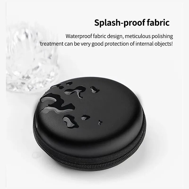 Mini Hard Earphone Case – Zippered Shockproof Organizer Pouch Earphone Storage Case HIP