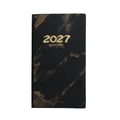 A6 2027 Weekly Planner Diary – Mini Pocket Agenda Notepad Weekly Planner Diary HIP Black