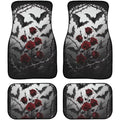 Gothic Rose Halloween Bat Car Floor Mats – All Weather Black Car Floor Mats HIP black one size