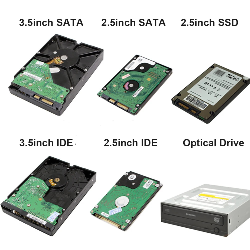 USB 3.0 to SATA & IDE Adapter – HDD SSD Converter | OULLX Hard Drive Adapter HIP