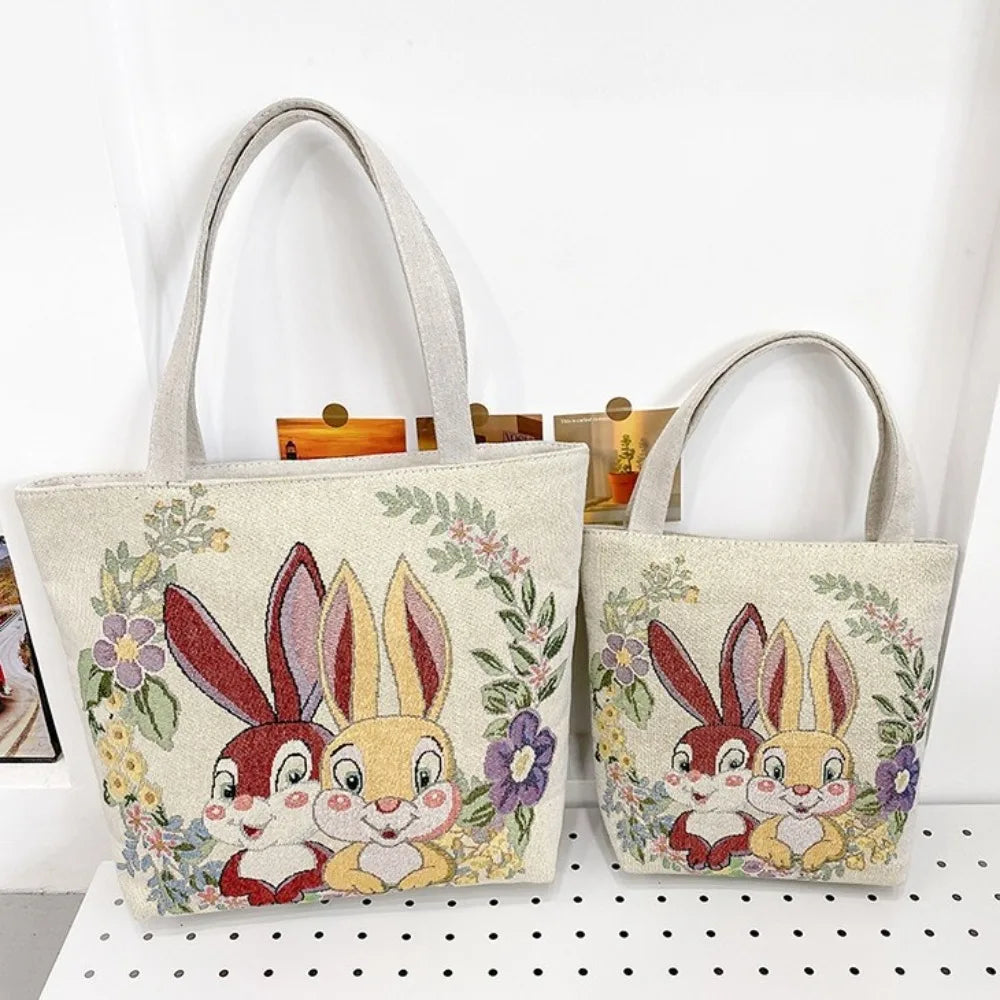 Cartoon Cat Canvas Tote Bag – Large Reusable Handbag Canvas Tote Bag HIP