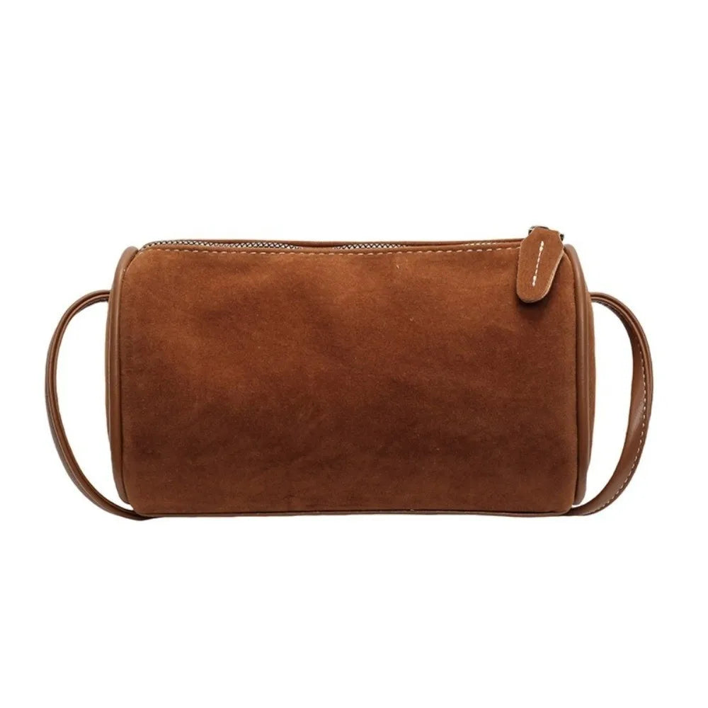 Women's Vintage Suede Crossbody Bag – Large Shoulder Bag Crossbody Shoulder Bag HIP