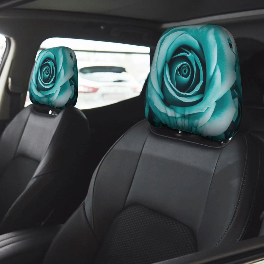 2-Pack Elastic Car Headrest Covers – Universal Breathable Fit Car Headrest Cover HIP