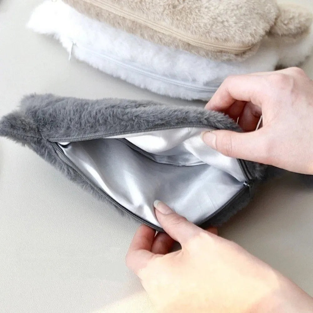Large Plush Cat Pencil Case – Cute Stationery Bag | HIP Pencil Case HIP