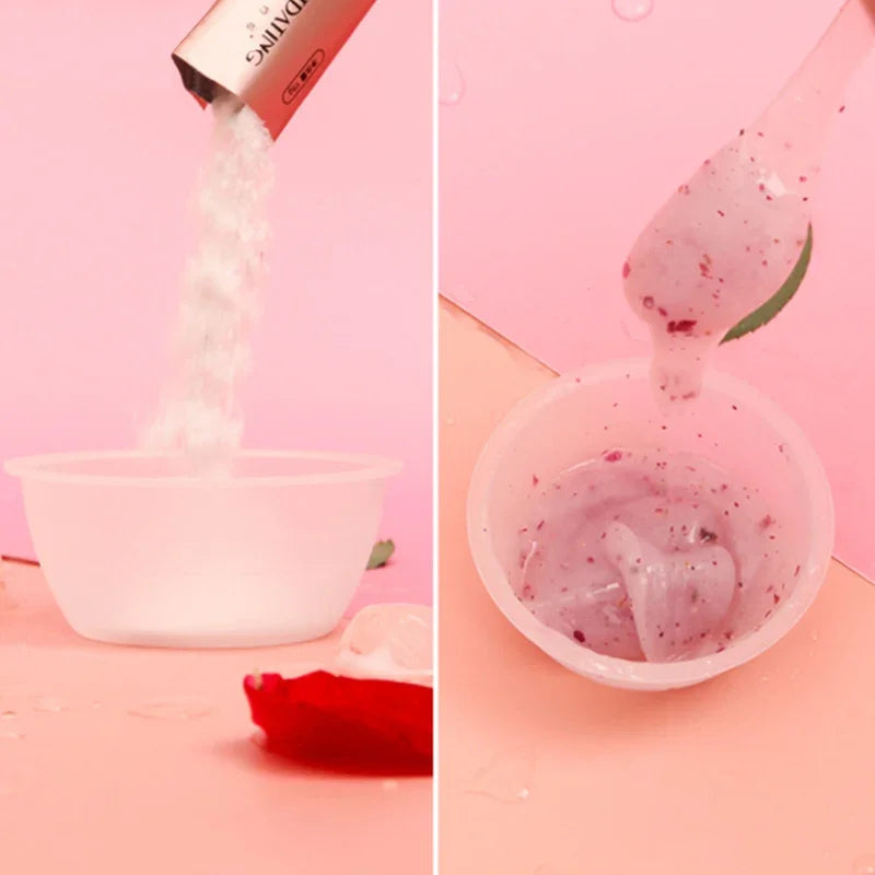 Rose Collagen Hydro Jelly Mask Powder – DIY Peel-Off Face Mask Peel-Off Face Mask HIP
