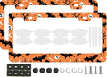 Halloween Bat & Skull License Plate Frames – Set of 2 License Plate Frame Set HIP 1