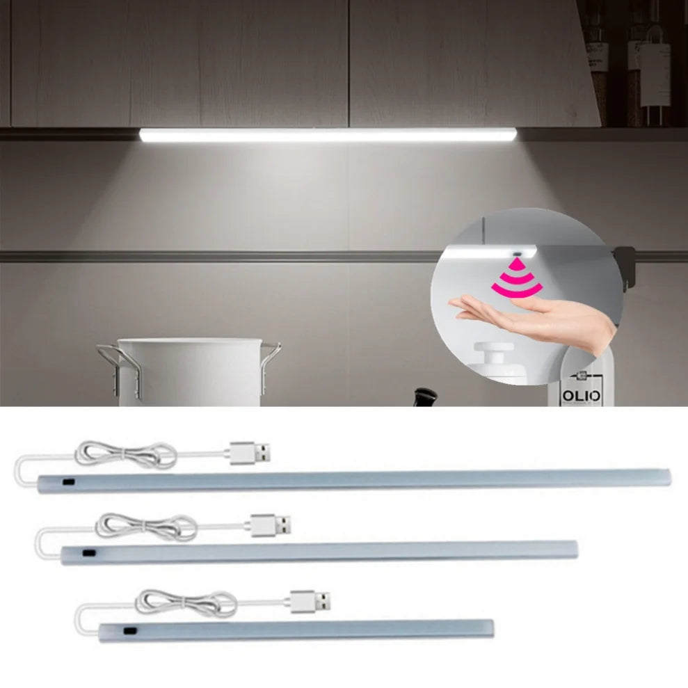 USB LED Strip Light Hand Wave Sensor – Under Cabinet & Desk LED Cabinet Strip Light HIP
