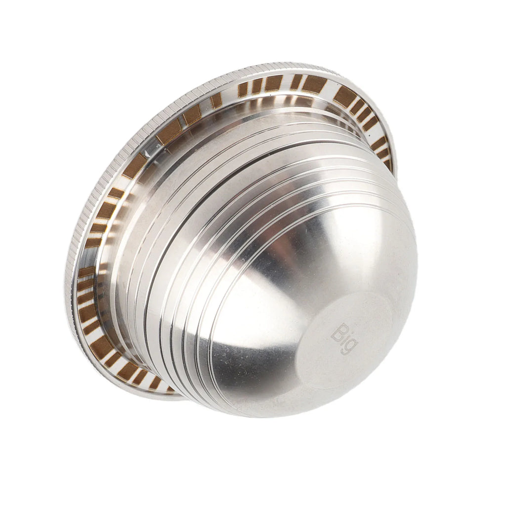 Refillable Coffee Pod Refillable Coffee Pod Fit for Vertuo Plus Stainless Steel Reusable Coffee Capsule with Brush Spoon HIP
