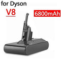 Dyson V8 SV10 Replacement Battery 21.6V 6800mAh Li-ion Vacuum Replacement Battery HIP 6800mAh