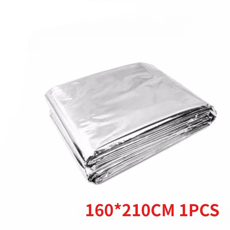 Emergency Thermal Mylar Survival Blanket – Waterproof & Windproof Survival Blanket HIP C812-160 210CM-1pcs