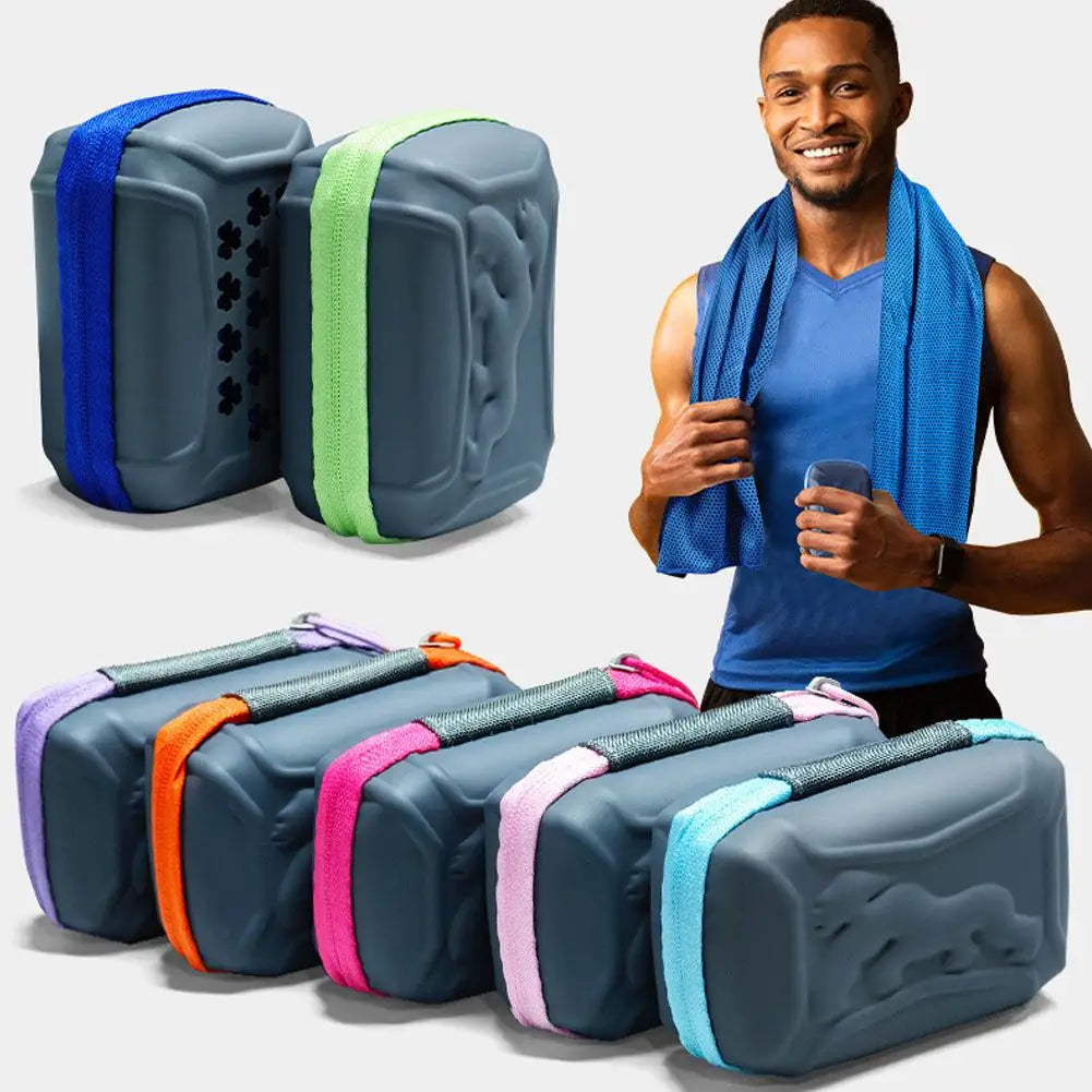 Cool Towel 30x80cm Instant Absorbent Breathable Summer Cooling Towels for Neck and Face for Men Women Runners Gym Workout Home HIP