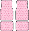 Pink Bows Rubber Car Floor Mats – All-Weather 4-Piece Set Car Floor Mats HIP 1