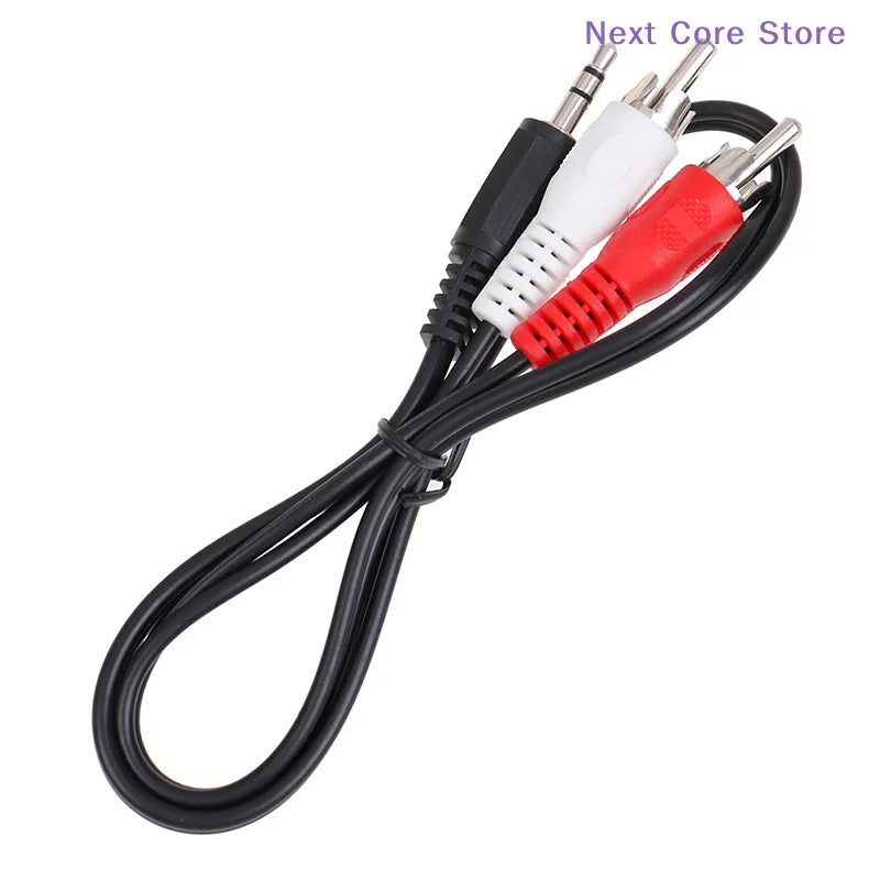 3.5mm Male to Dual Male Stereo Audio Splitter Cable 0.5M Audio Splitter Cable HIP