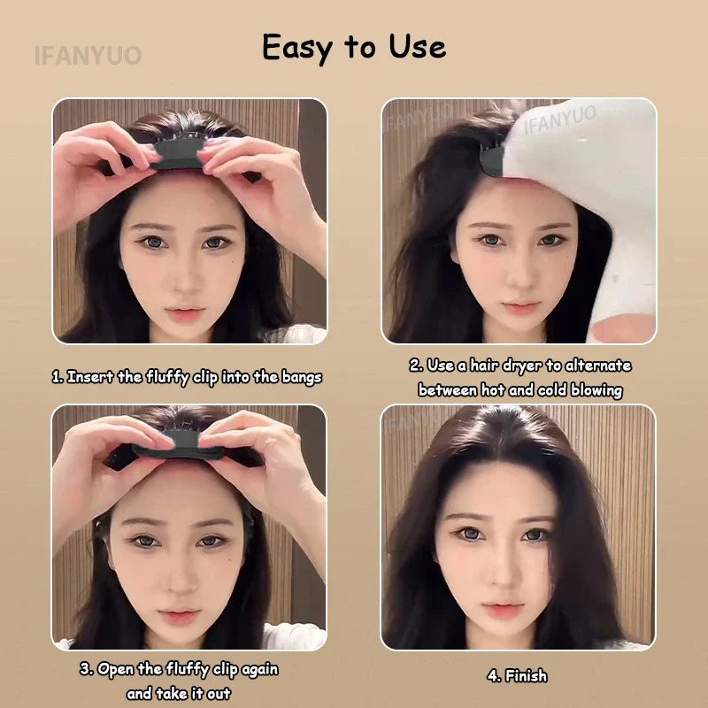 3/6Teeth Hair Roots Volumizing Hair Clips Women Curling Bangs Fixed Shape Hairpin Wind Sculpting Combs High-arched Styling Tool HIP
