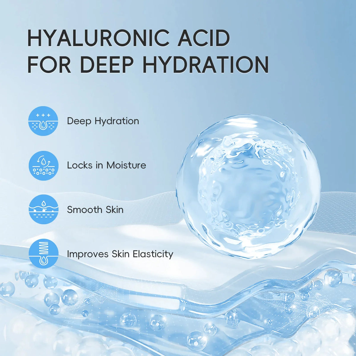 LAIKOU Hyaluronic Acid Cream 25g – Lightweight Face Moisturizer Face Moisturizer Cream HIP