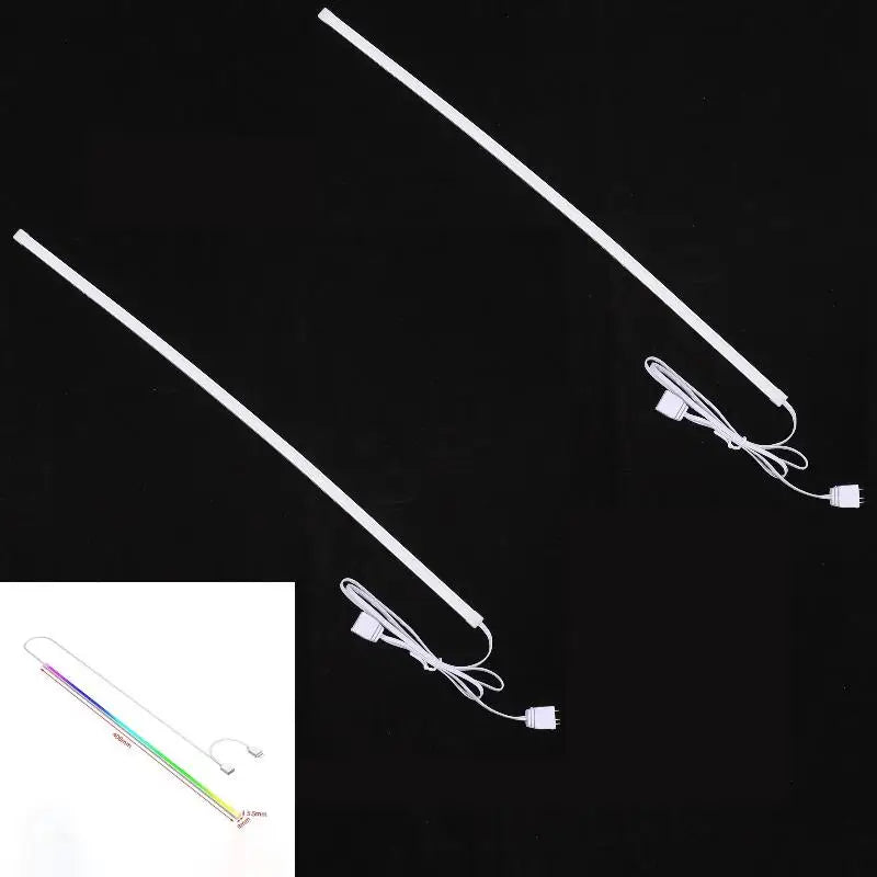 5V 3-Pin ARGB LED Light Bar with Controller – PC Case Strip ARGB LED Light Bar HIP 2Pcs