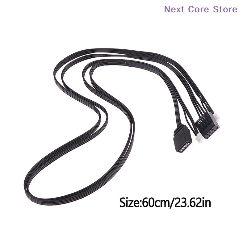 2-Pack RGB Fan Sync Cable for Wraith Prism & Wraith Max RGB Sync Cable HIP