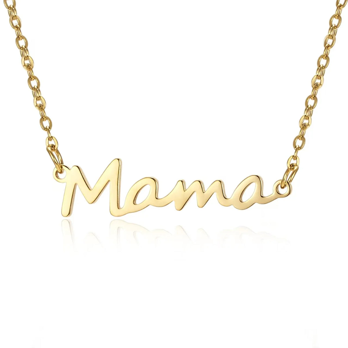 Popular, versatile, high-end, elegant Mama letter bracelet/necklace for Mother’s Day gifts. HIP