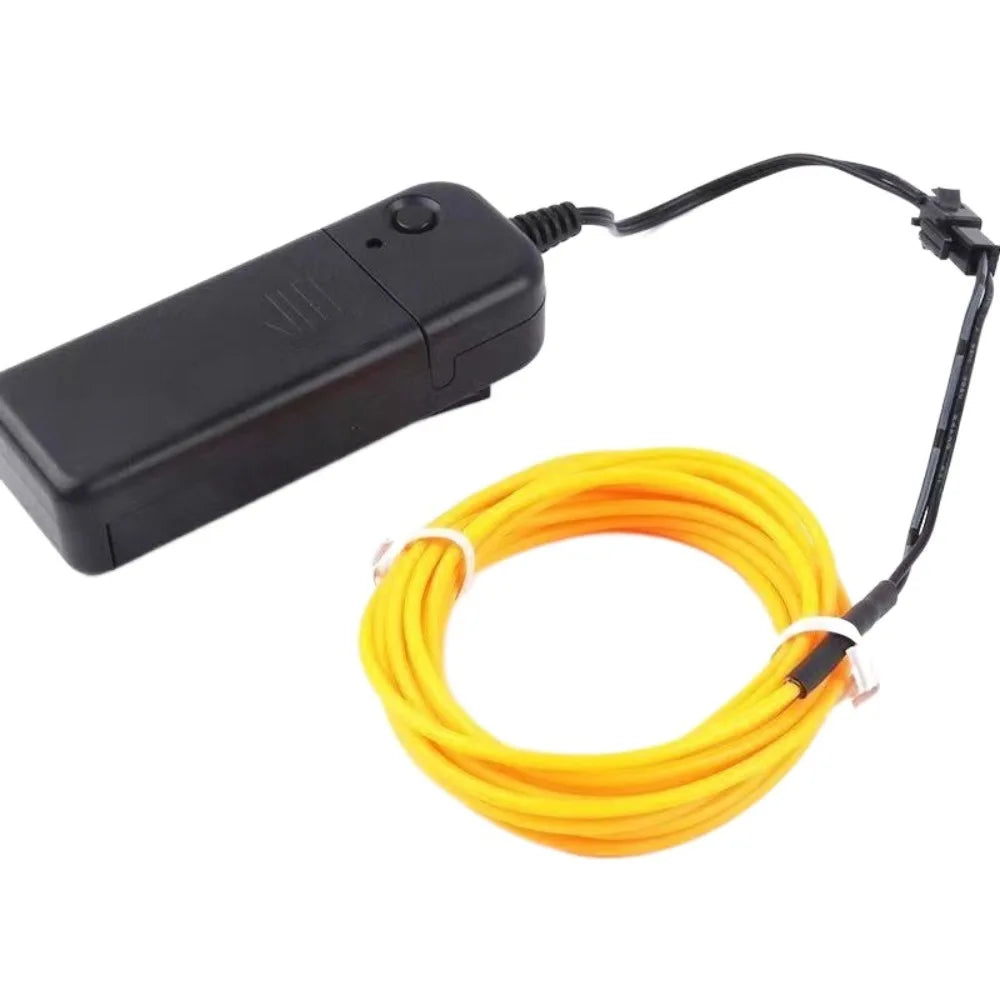 2M Flexible LED Neon EL Wire Glow Light – Waterproof Indoor/Outdoor LED Neon EL Wire HIP