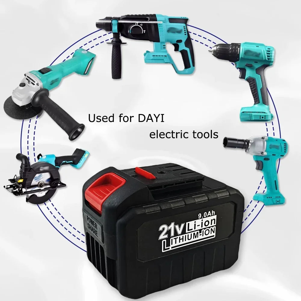 21V Li-Ion Replacement Battery for Dayi Cordless Power Tools Power Tool Battery HIP