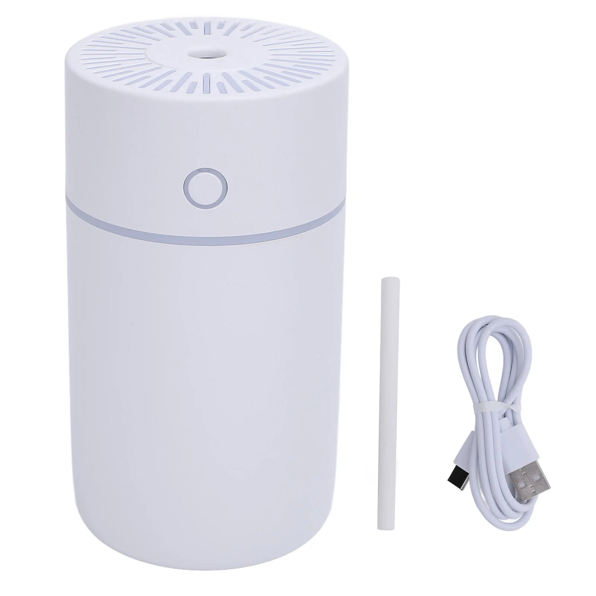 Humidifier Humidifier with Colorful Lights USB Powered 250ml Auto Shut Off Desktop Humidifier for Home Car Indoor Plants HIP WHITE